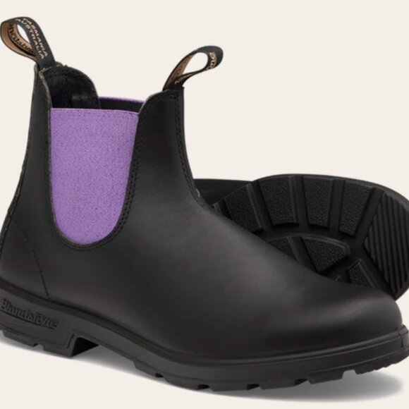Brand New Black with Lavender Elastic Original Blundstone - Picture 1 of 2